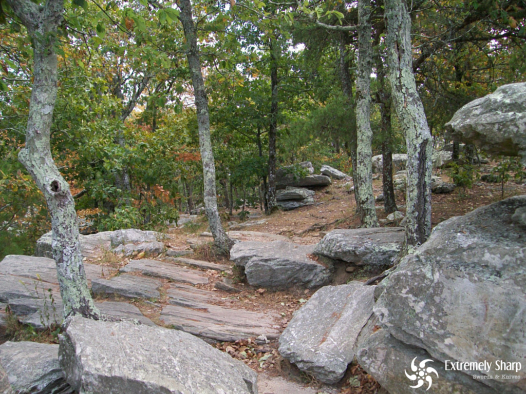 Rocks along a great Hike in Alabama | Solitude hiking | Extremely Sharp Life | 