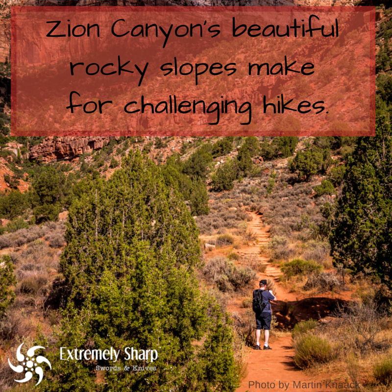 Extremely-Sharp.com | Zion Canyon Challenging hike | Top 10 Hiking trails for Fall