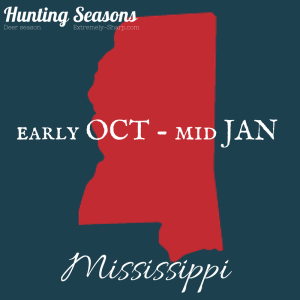 Hunting Info | Hunting Season Dates for Mississippi | How many days till you're in the field?