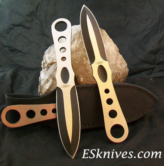 Uzi Skeletonized throwing knives are heavy and good for beginners | extremely-sharp.com |