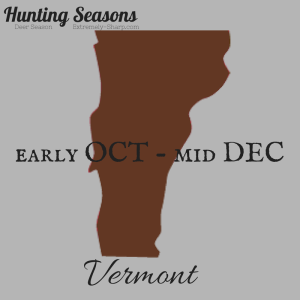 Hunting Info | Hunting Season Dates for Vermont  | How many days till you're in the field?