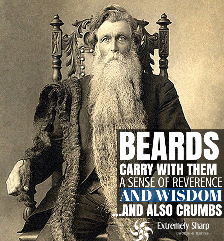 Beard wisdom from Extremely-sharp.com | Humor blog on beard reverence | 